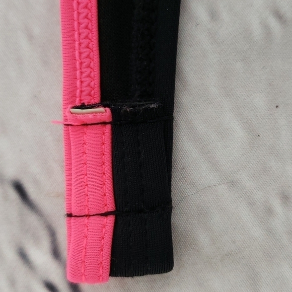 Rue Bleu Bikini Padded Top Med. Black & Multi Approx B Cup EUC - Picture 5 of 8